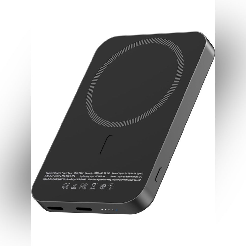 Magnetic Wireless Mag-Safe Battery Pack for Cellphone NIB